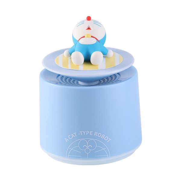 Mini Cartoon Desktop Bluetooth Speaker Summer Holiday Style-Blue