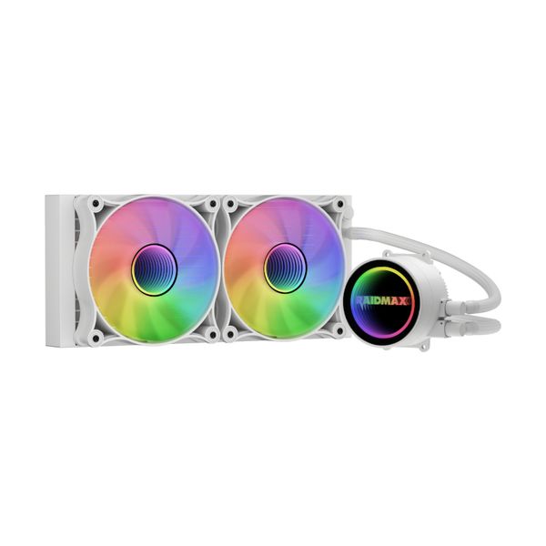 Raidmax Infinita 240mm ARGB Liquid Cooler - White