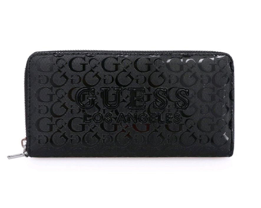 Guess Rodney SLG Medium Zip Around Wallet Black Buy Online in South