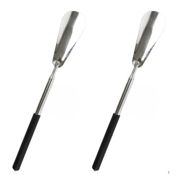 2 Extendable Shoe Horns - Metal