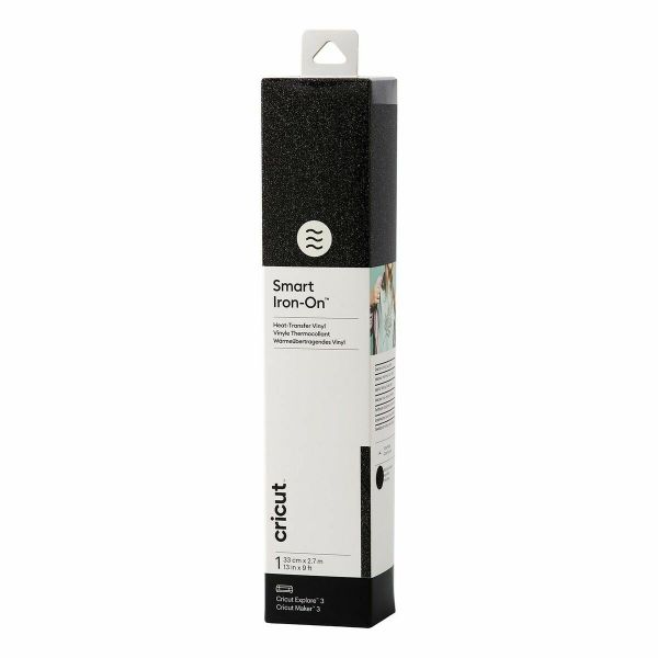 Cricut Smart Iron-on 33x273cm 1 sheet (Glitter Black)