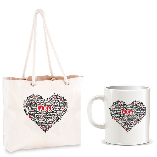 Mom-Tote Bag-Mug-Mothersday-Gift Set