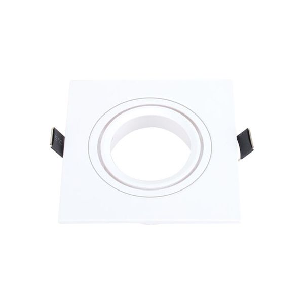 ACDC - 93mm Square Plastic Recessed Downlight White