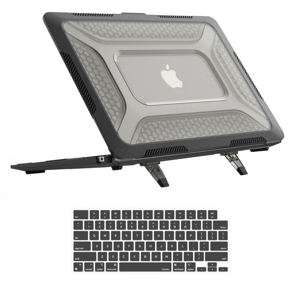 QYNIAL Max Rugged Cover Compatible with MacBook Pro 14''Case M1/2/3/4/5 Pro