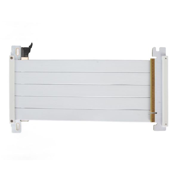 PCIe 4.0 x16 Riser Cable 180 for RTX4090 White 40cm