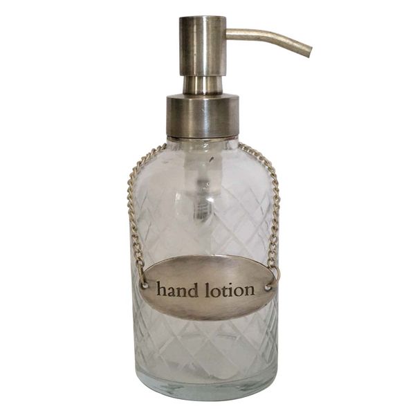 YB Ambiente - Glass Dispenser With Hand Lotion Charm