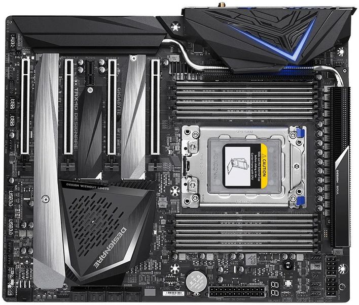 GIGABYTE TRX40 DESIGNARE DDR4 AMD Socket sTRX4 Motherboard