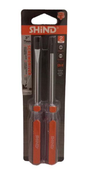 Shind 2pc 75mm Screwdriver Set