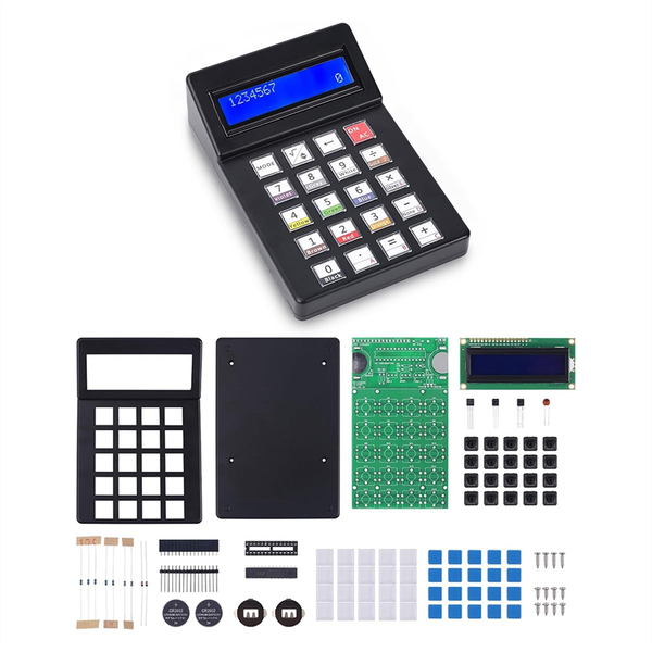 Calculator Soldering Practice Kit 7-Digit Desktop Compatible with None