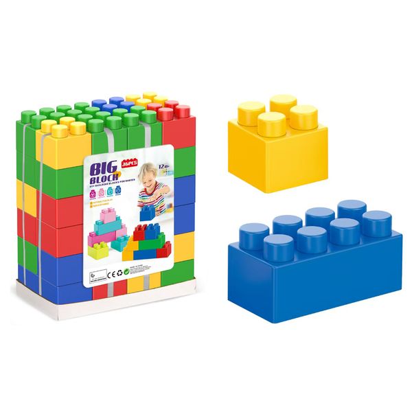 Educational Stacking Large-particle Building Blocks - 36 Piece