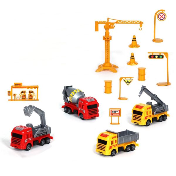 Toy Trucks Construction Truck Toys Set Educational Engineering Toy Set