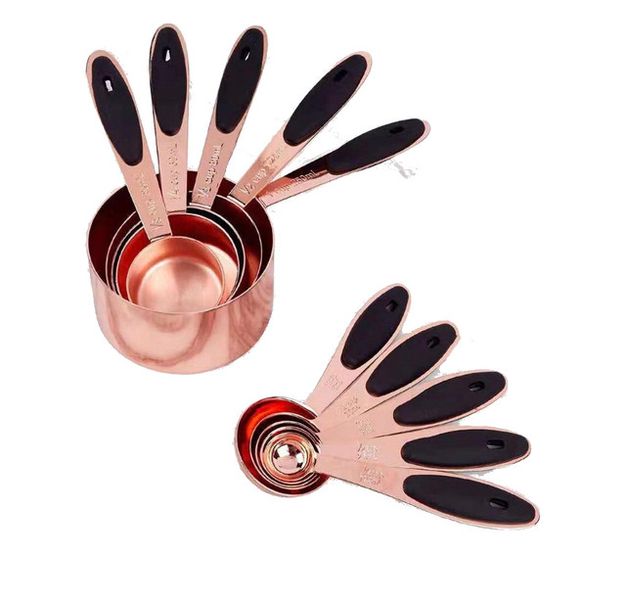 10PCS Stainless Steel Measuring Cups and Spoons