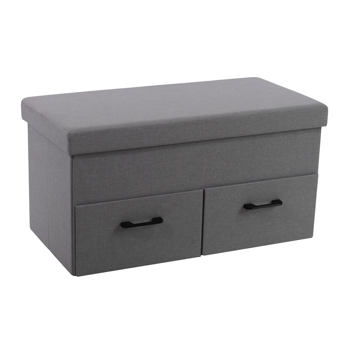 Avril Ottoman With Two Drawers & Two Storage Compartments