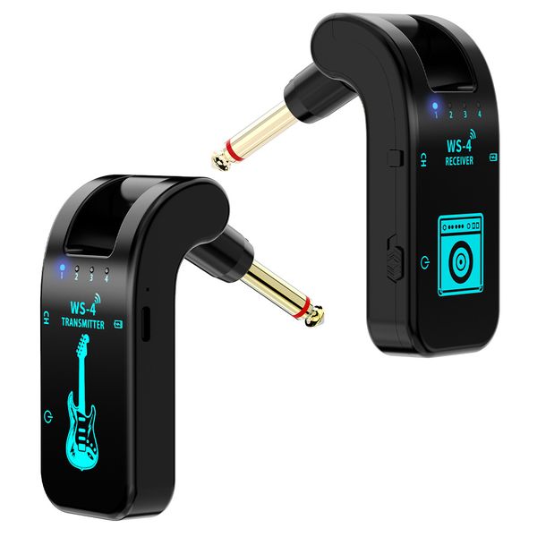 Guitar wireless transmitter receiver, plug and play real-time transmission