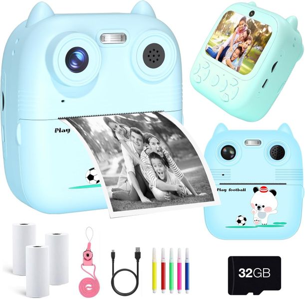 Digital Video Instant Print Camera for Kids