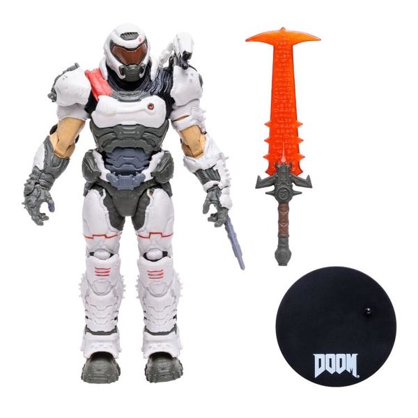 Doom Eternal Doom Slayer White Armor Figure