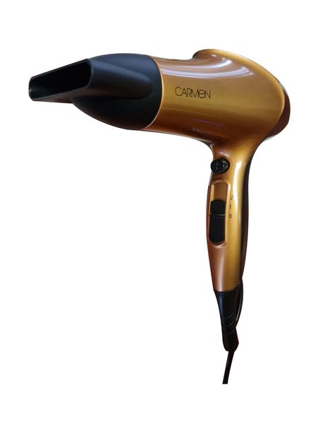 Carmen Paris Studio 1600W Travel Hairdryer - Rose Gold/Black