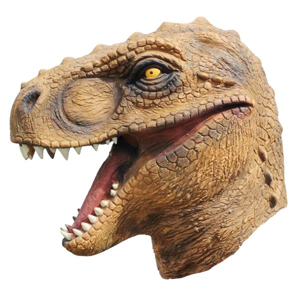 Party Halloween Fancy Dress Up Dinosaur Head Mask- 38cm