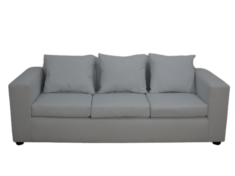 Jody 3 Seater Sofa - White PU