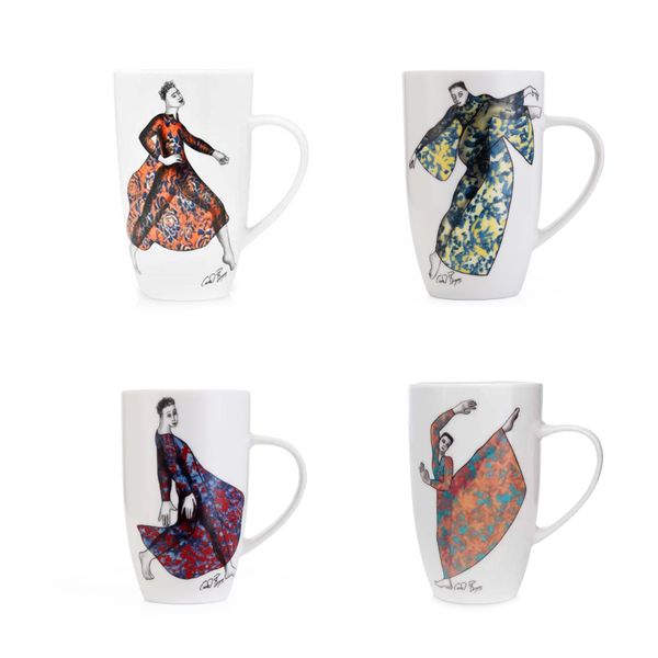 Carrol Boyes Mug set of 4- Girls Mix