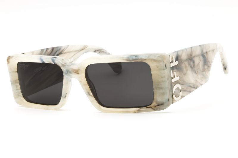 Off White Milano Sunglasses Marble / Dark Grey