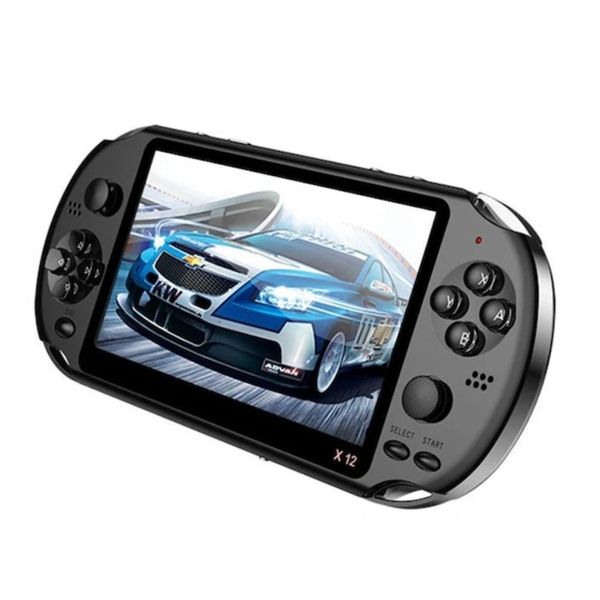 Portable game console, X12, 5.1 in, ch 3000 built-in games, Black