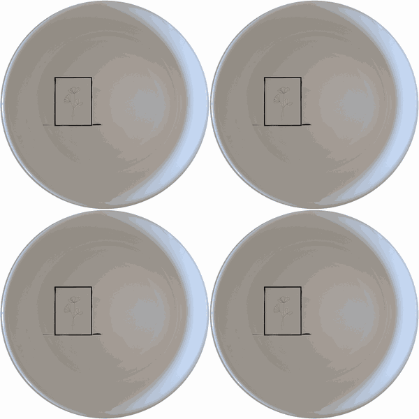 Botanical Pressed Flowers Bowl Set of 4 - Range 3