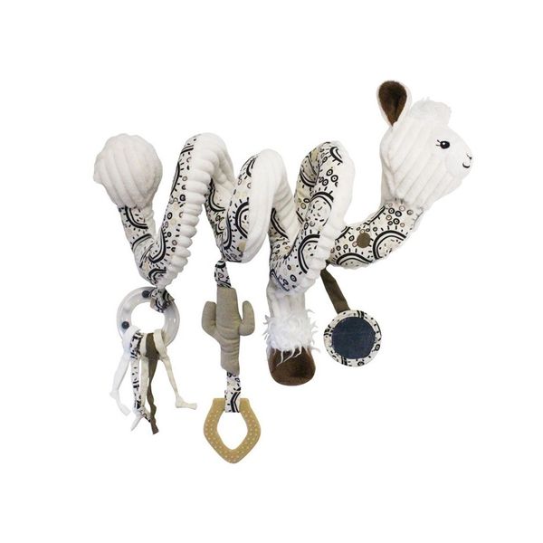 Les Deglingos Activity Pram Spiral - Llama