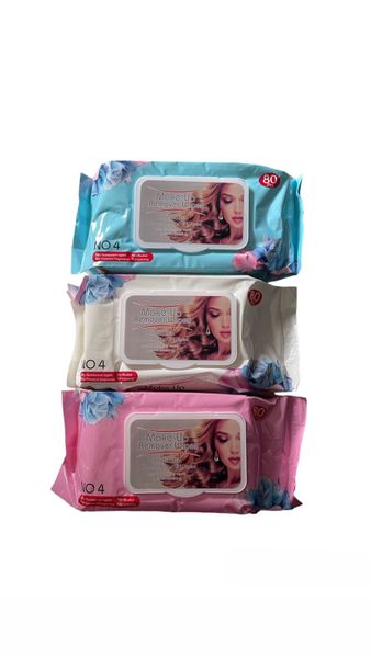 Make Up Remover Wipes - Pack of 80 x 3