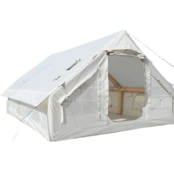 Large Camping Dome Tent - Spacious Family Outdoor Shelter-White