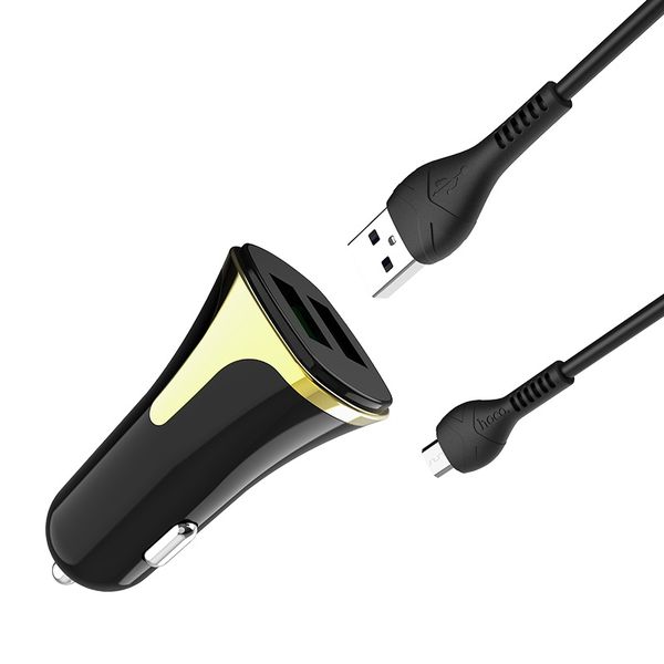 Car charger “Z31 Universe” double port QC3.0 set with cable