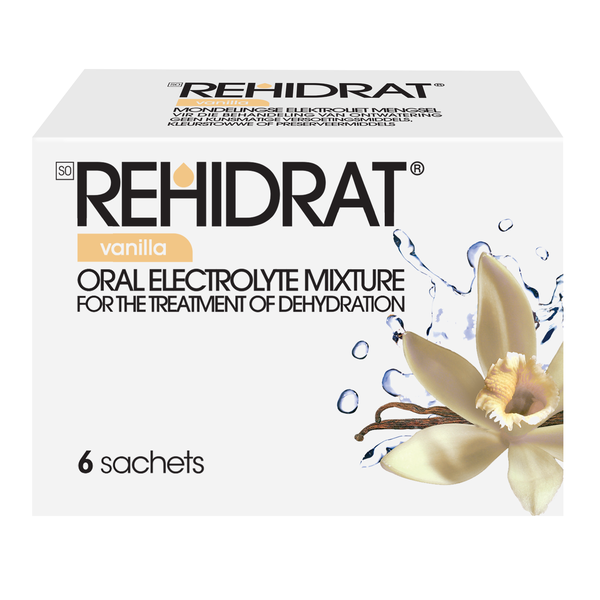 Rehidrat Oral Electrolyte Mixture Vanilla 14g x 6 sachets