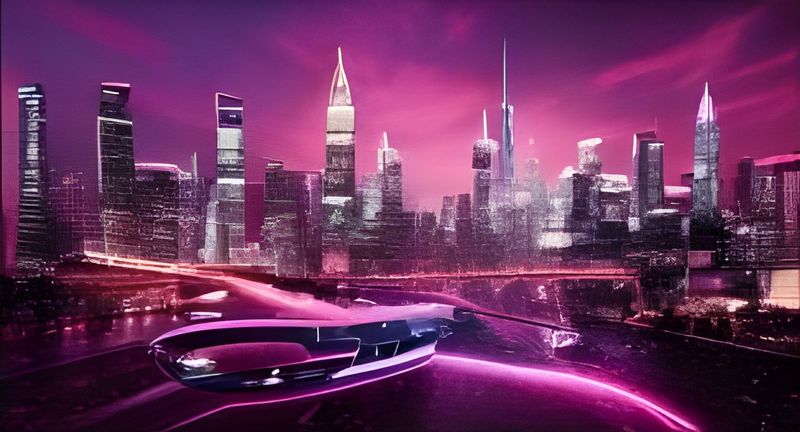 RootedArt Canvas Wall Art Home Decor - Retro Futuristic