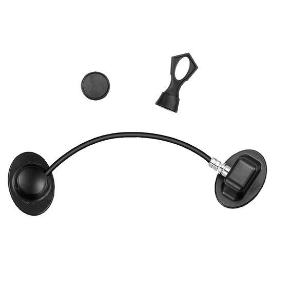 Magnetic Door Lock with key for Securing Fridge, Drawers - Black