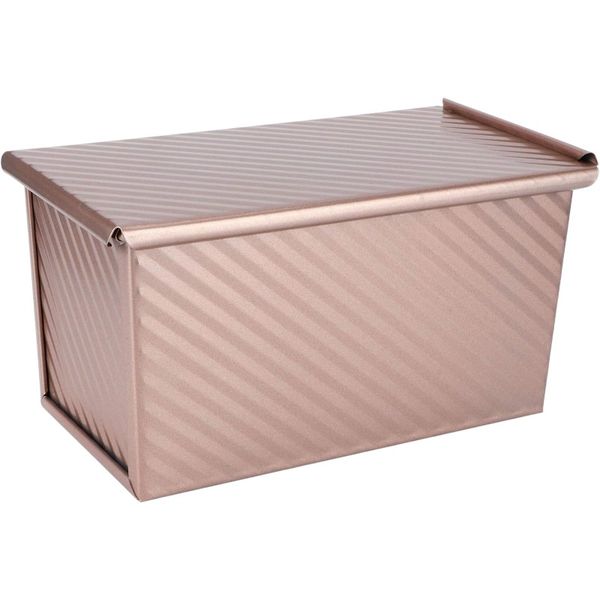 450g Carbon Steel Non-Stick Bread Loaf Pan - Brown