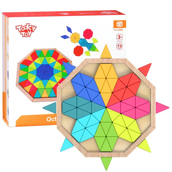 TookyToy Octagon Puzzle Set