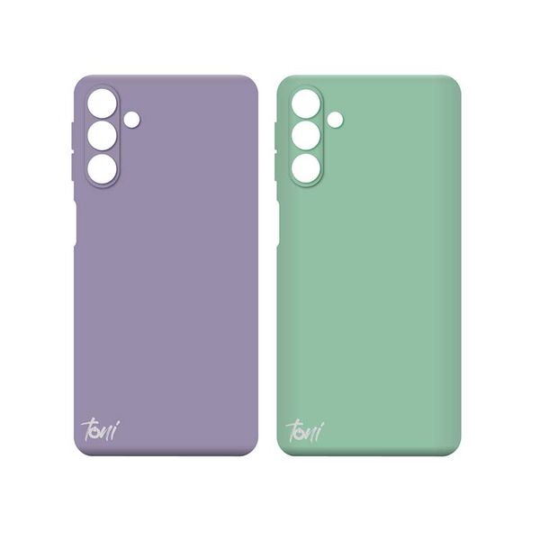 Toni Twin Silicone Case Samsung Galaxy A15 - Violet / Turquoise