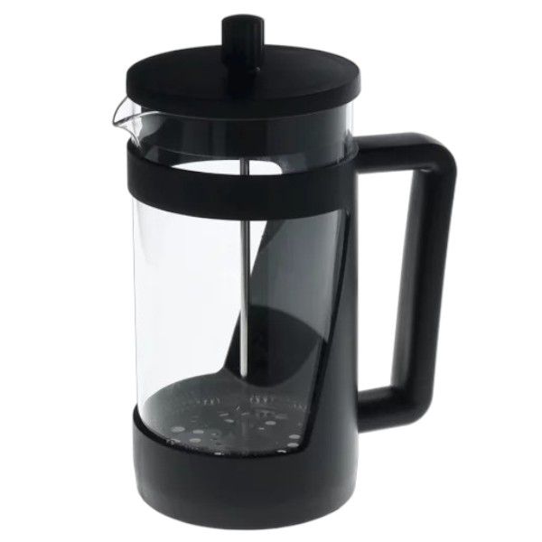 Mila Black PP &amp; Fiber Glass Coffee Plunger 1L Transparent