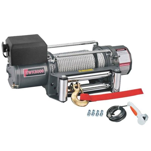 8000U 12V Heavy Duty Winch 31Kg
