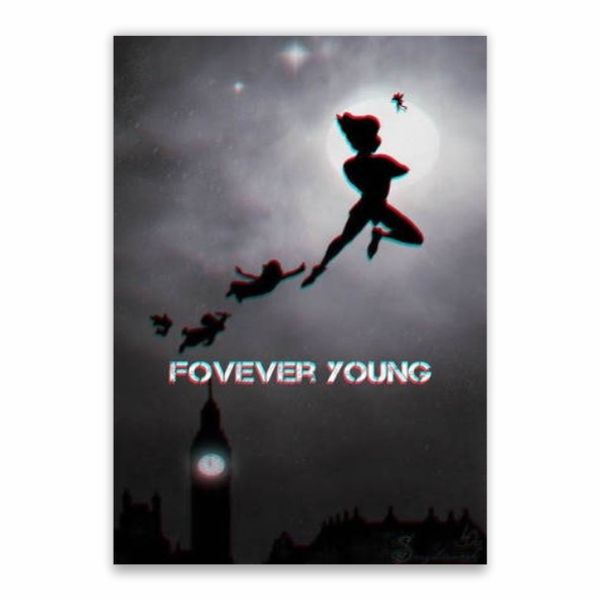 Peter Pan Forever Young Poster - A1