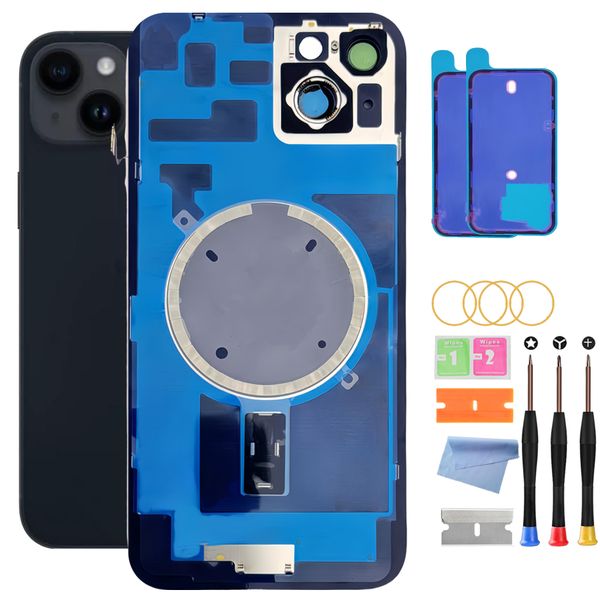 Back Glass Replacement Compatible with iPhone 14 Plus with Repairing Tool