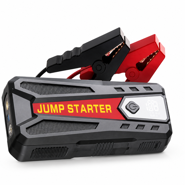 Jump Starter for 12V Vehicles 2000a Peak 6.0L Diesel 8.0L Gas LED Light