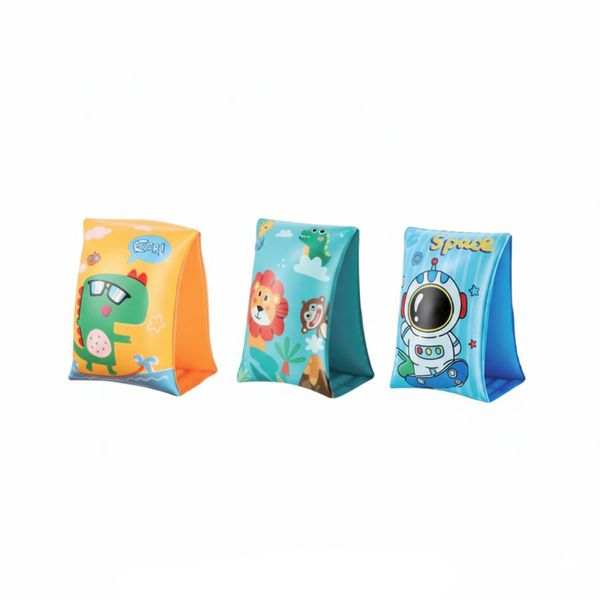 Boys Kids Swim Arm Bands - 3 Piece Swimming Inflatable Floats