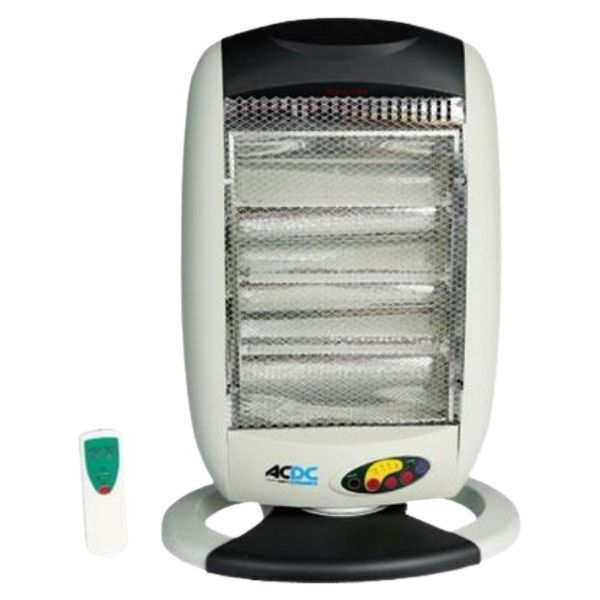AC/DC Heater / Halogen Heater with Remote 3 Bars (1200W) Buy