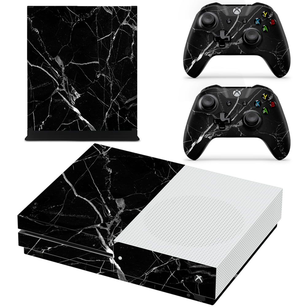 SkinNit Decal Sticker Skin For Xbox one S Black Marble Shop Today. Get it Tomorrow