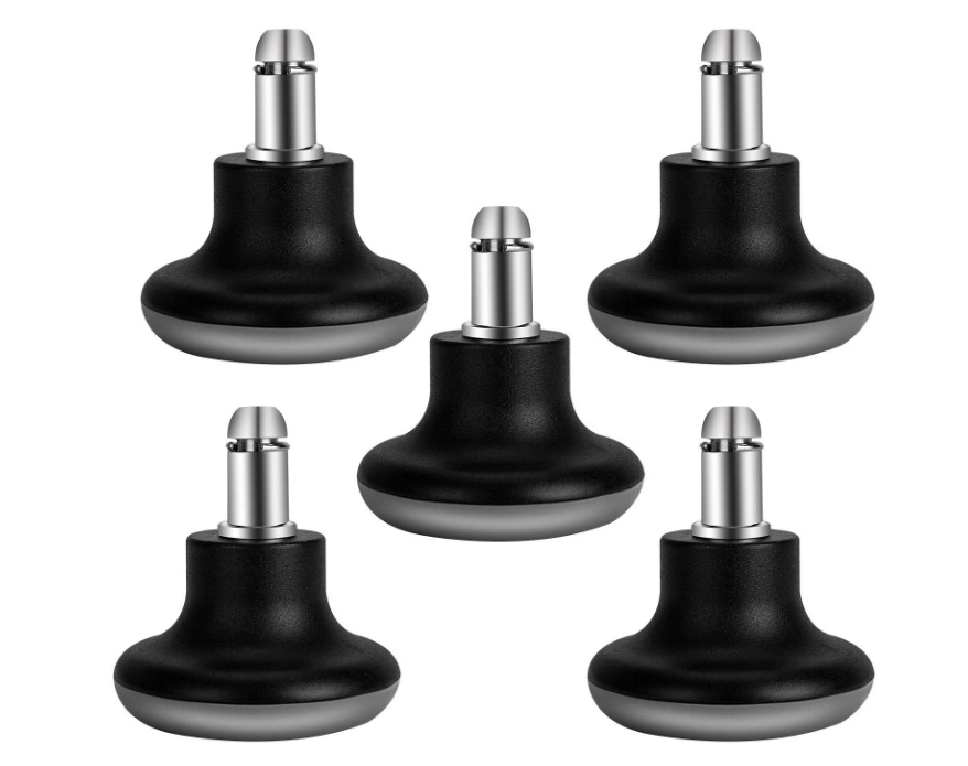 Set of 5 office chair gliders with standard pin size Shop Today. Get