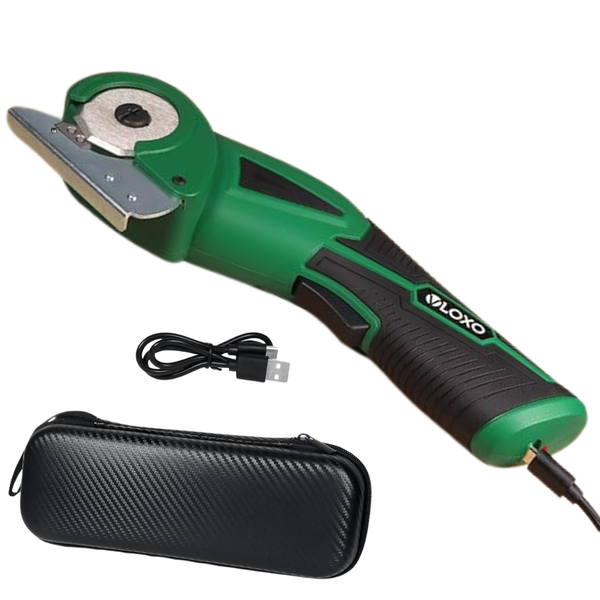 Vloxo Cordless Electric Scissor with Safety Lock 4.2V Rotary Cutter