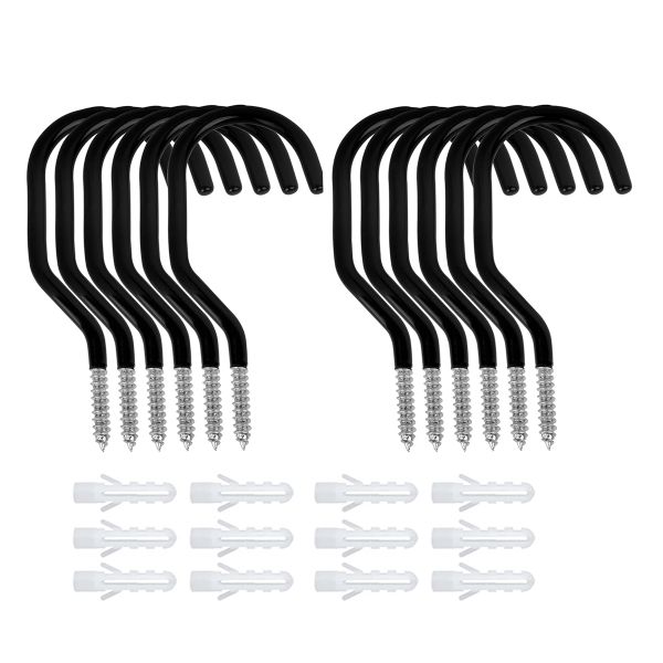 12Piece Heavy Duty Bike Hooks for Garage Wall Bike Hooks for Garage Ceiling