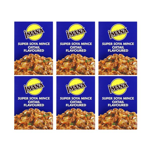 Imana Rich Oxtail Super Soya Mince - 6 x 200g