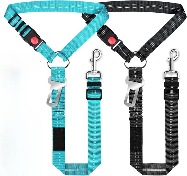 Removable Dog Seat Belt Harness for Car, 3 in 1 Pet Dog Car Seatbelt Leash